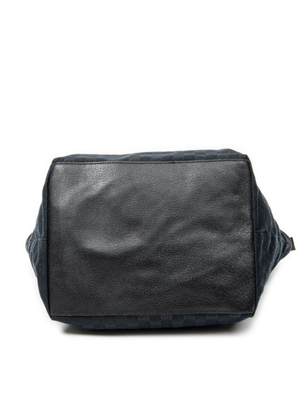 Gucci Large Web Shopping Tote Black Gg Canvas View 6